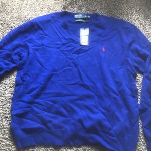 Brand new men’s polo sweater with tags. XXL